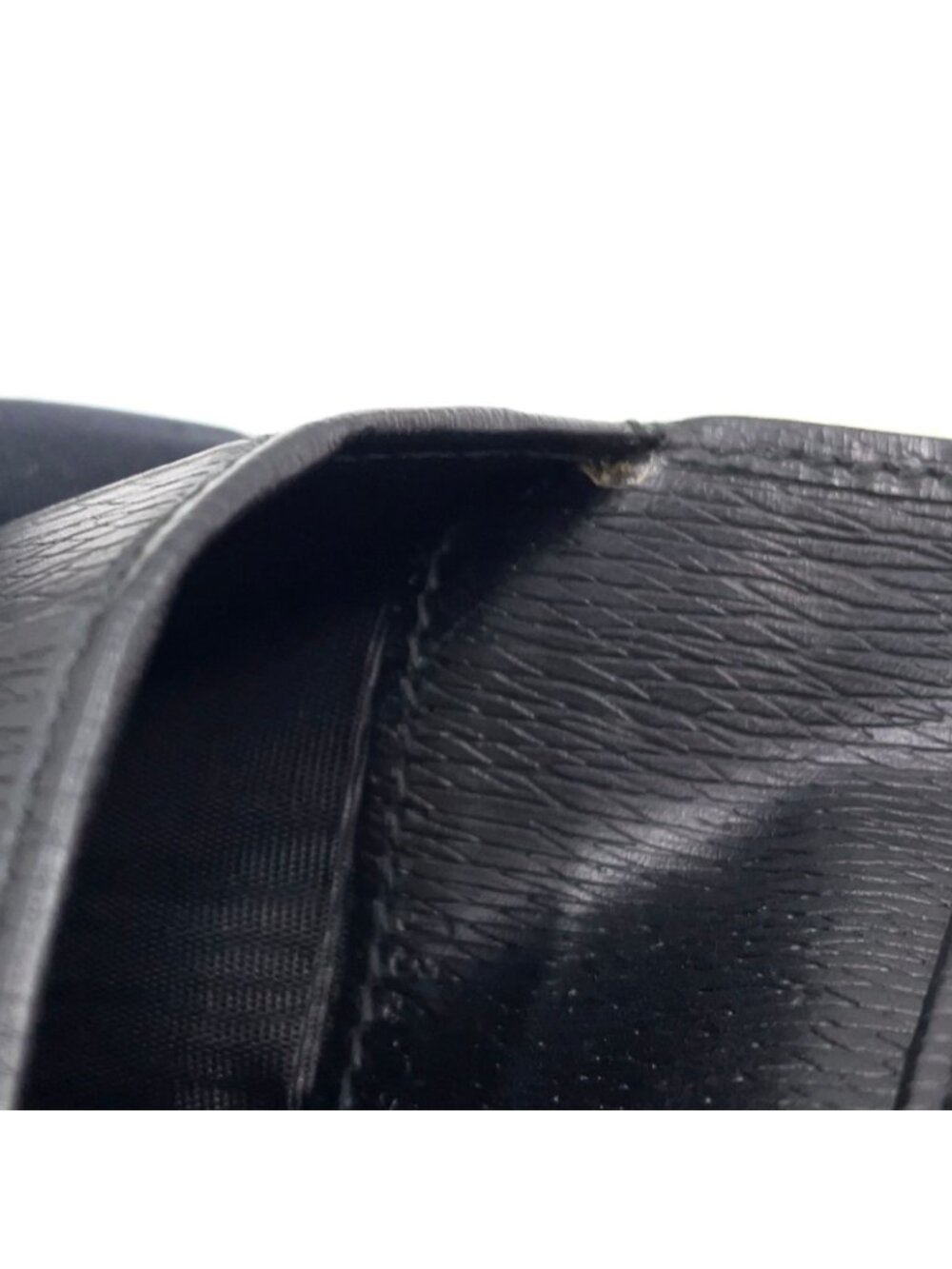 Gucci Bifold Leather Black Wallet Silver - Picture 13 of 15